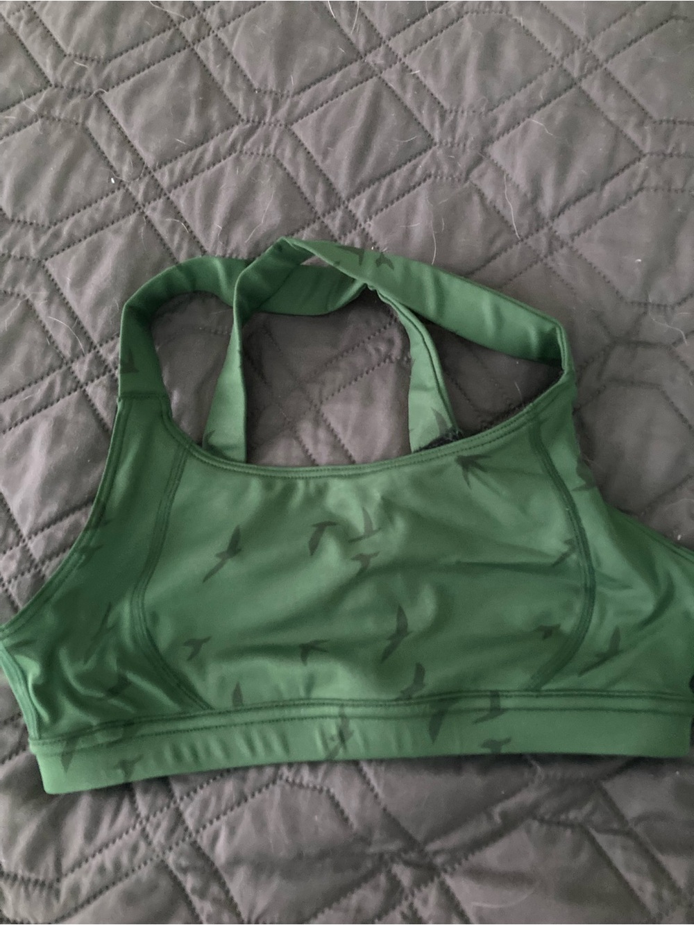 Oiselle Lesko Bra Size 2 Green